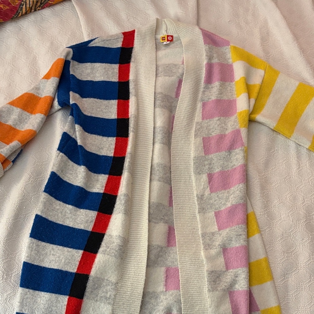 Lego for Target Women's Multicolor Striped Cardigan
